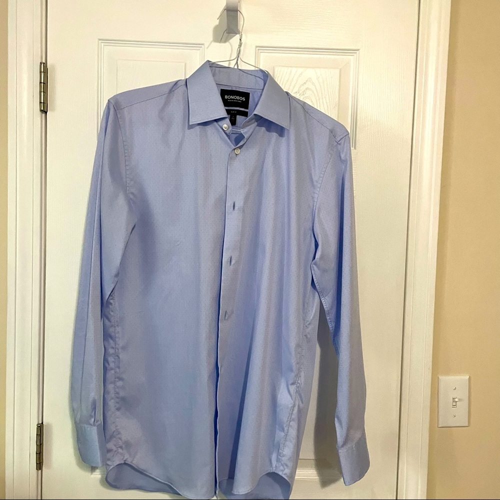 Men’s L new Bonobos shirt blue
